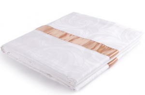 提花被套、單排豎向布帶